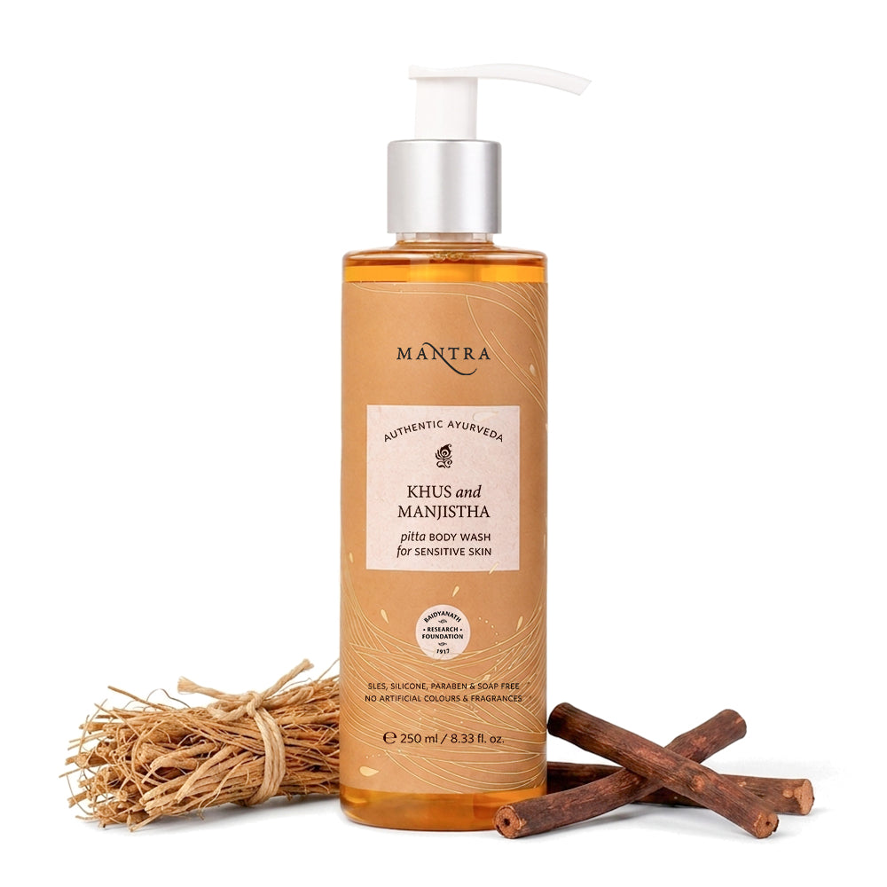 Khus and Manjistha Pitta Body Wash for Sensitive Skin