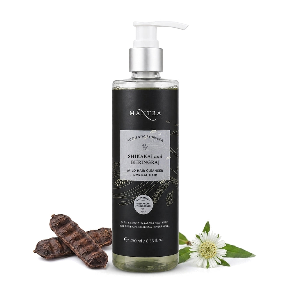 Shikakai and Bhringraj Mild Hair Cleanser for Normal Hair