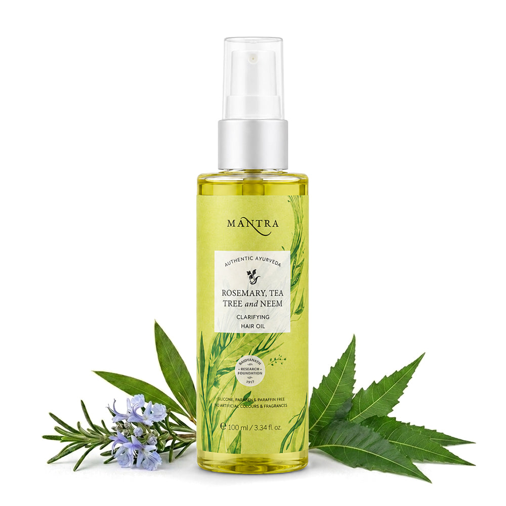 Rosemary, Tea Tree And Neem Clarifying Hair Oil