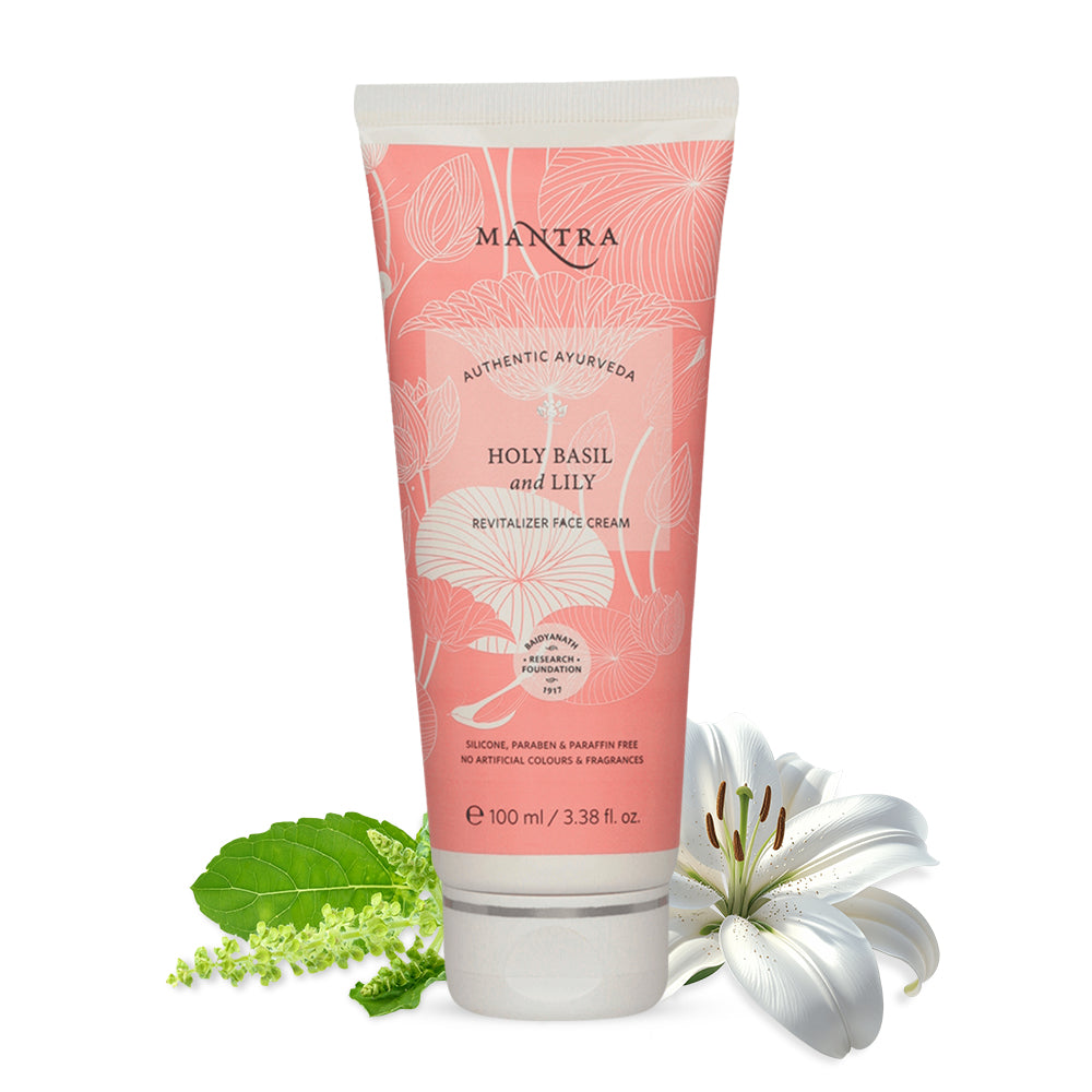 Holy Basil And Lily Revitalizer Face Cream