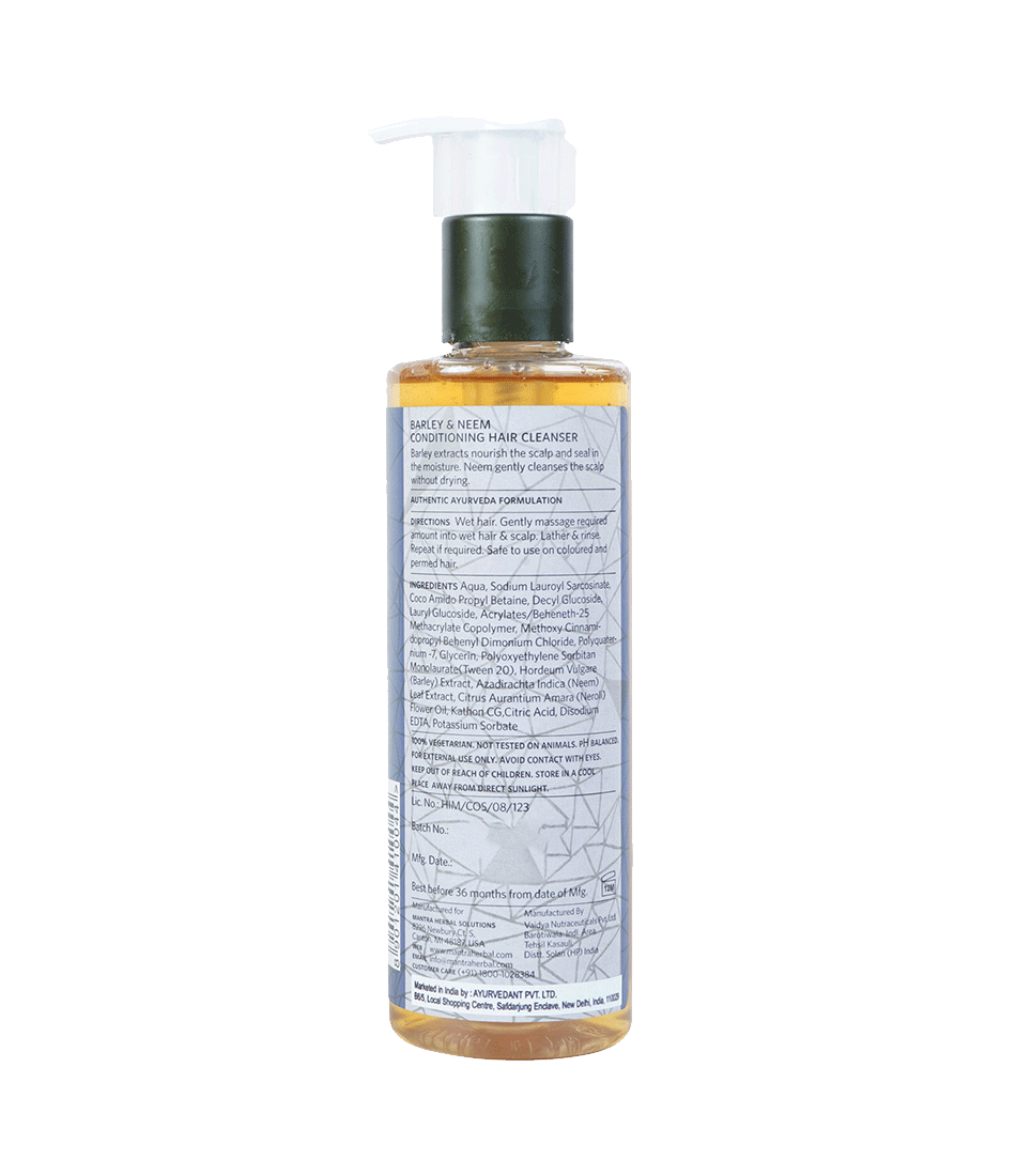 Barley And Neem Conditioning Hair Cleanser For Men