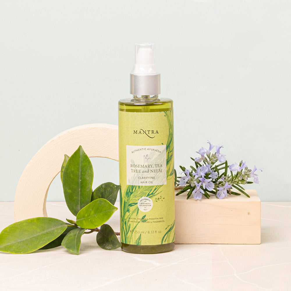 Rosemary, Tea Tree And Neem Clarifying Hair Oil