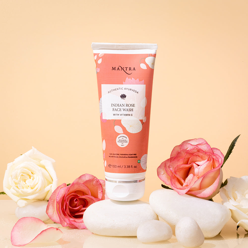 Indian Rose Face Wash With Vitamin C