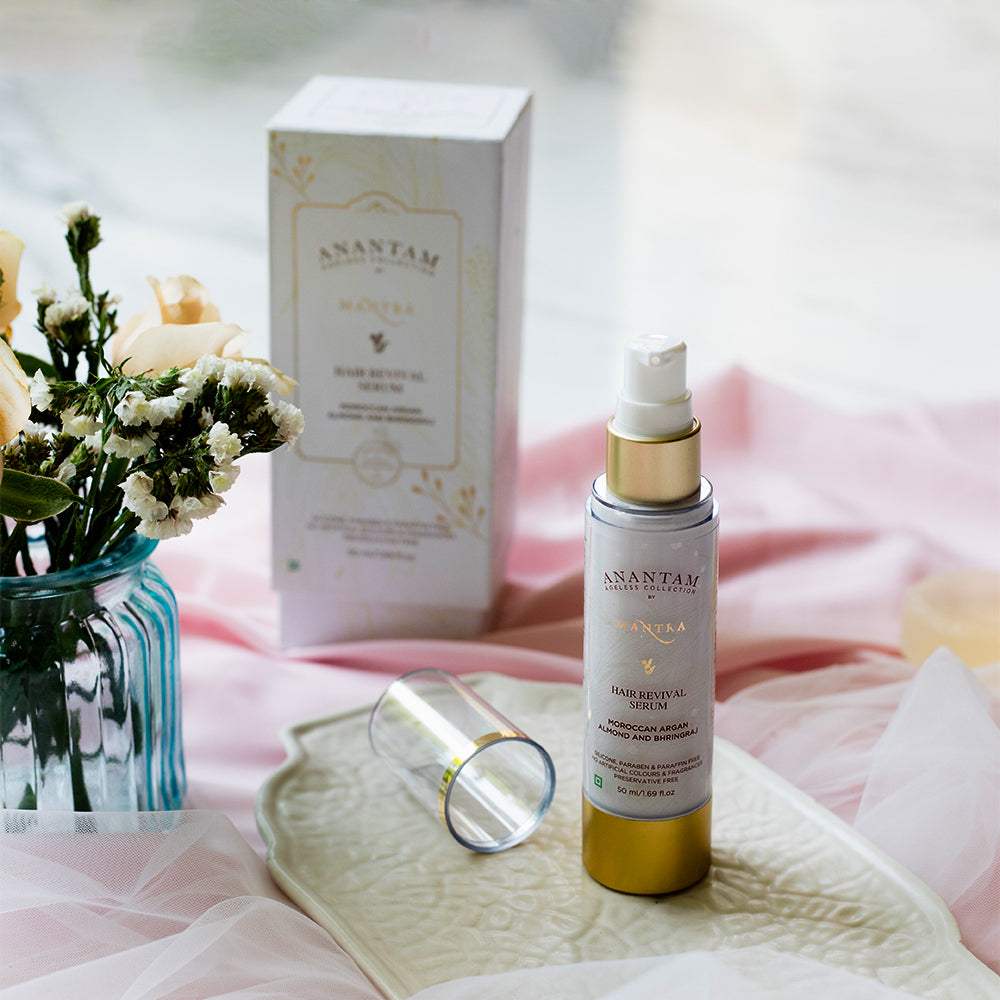 Hair Revival Serum Moroccan Argan Almond and Bhringraj