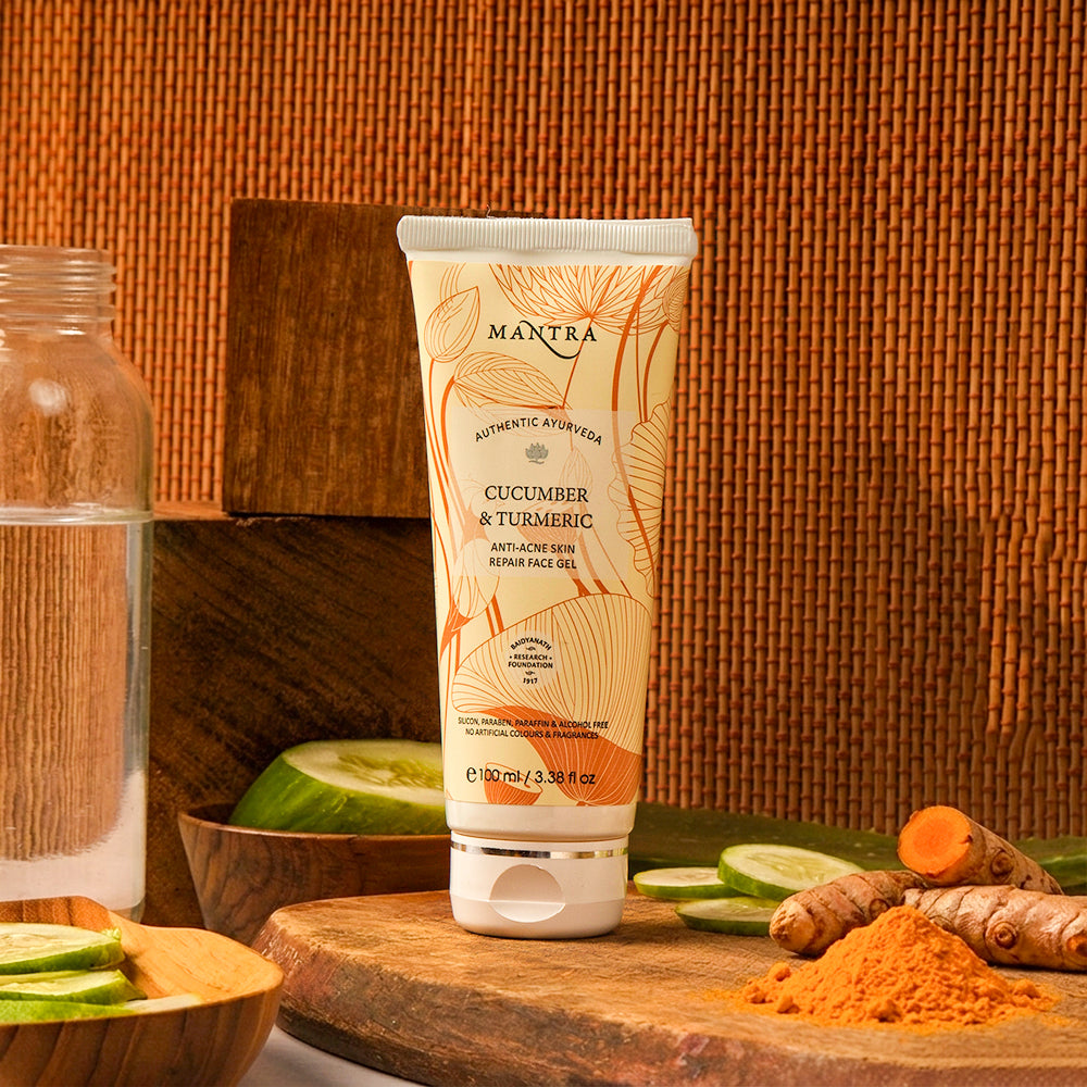 Cucumber & Turmeric Anti-Acne Skin Repair Face Gel