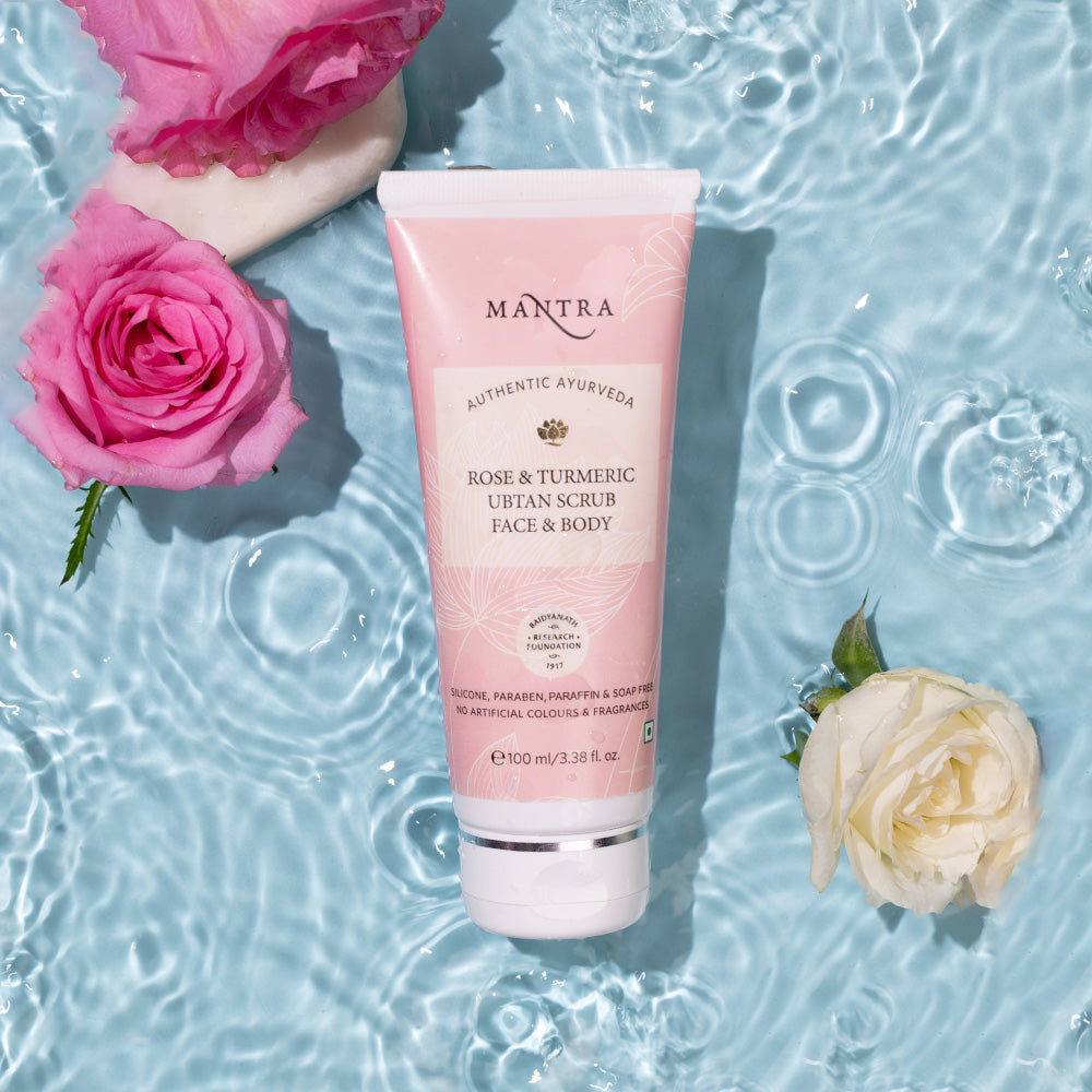 Rose & Turmeric Ubtan Scrub Face & Body