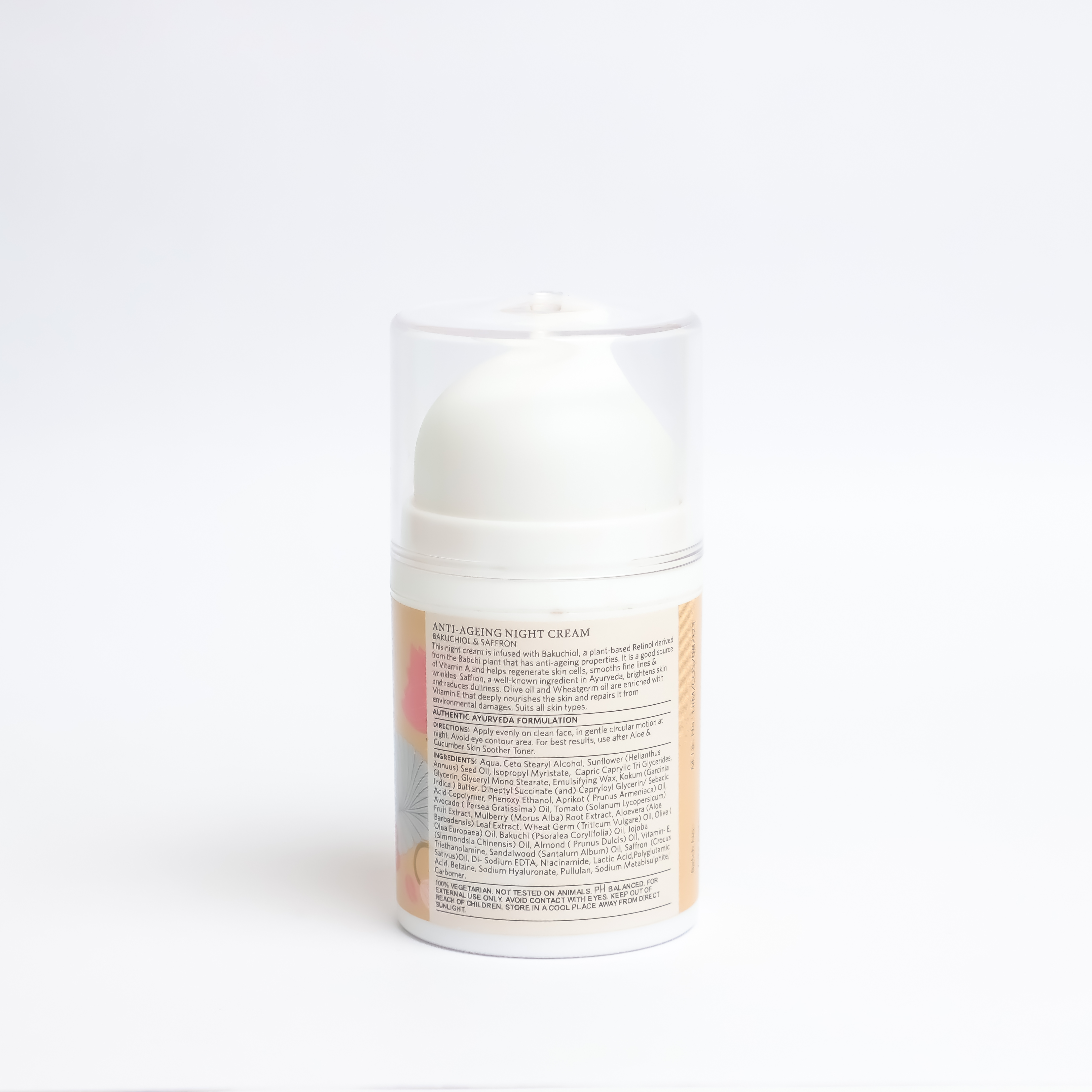 Anti-Ageing Night Cream Bakuchiol & Saffron