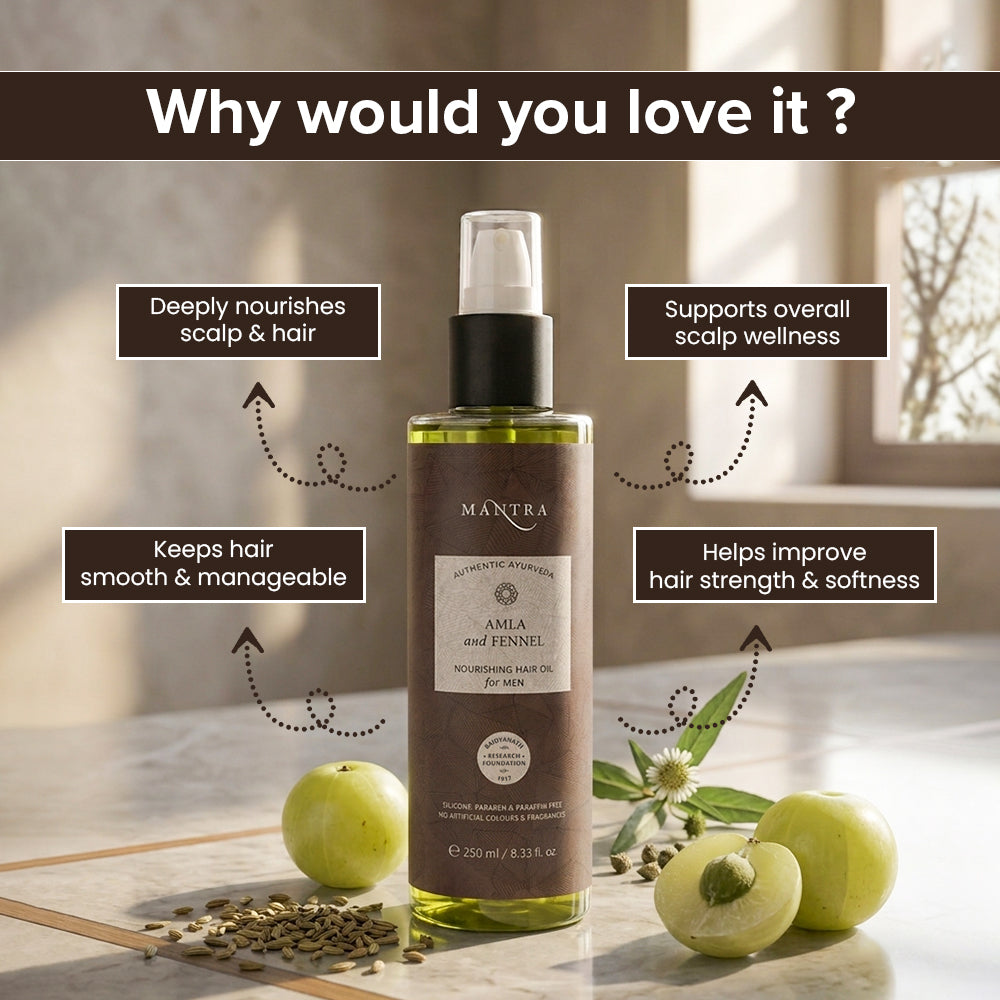 Amla And Fennel Nourishing Hair Oil