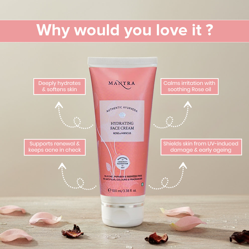 Rose and Hibiscus Hydrating Face Cream