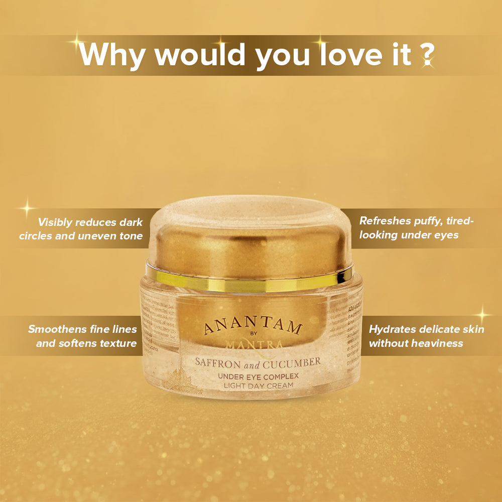 Saffron and Cucumber Under Eye Complex Light Day Cream