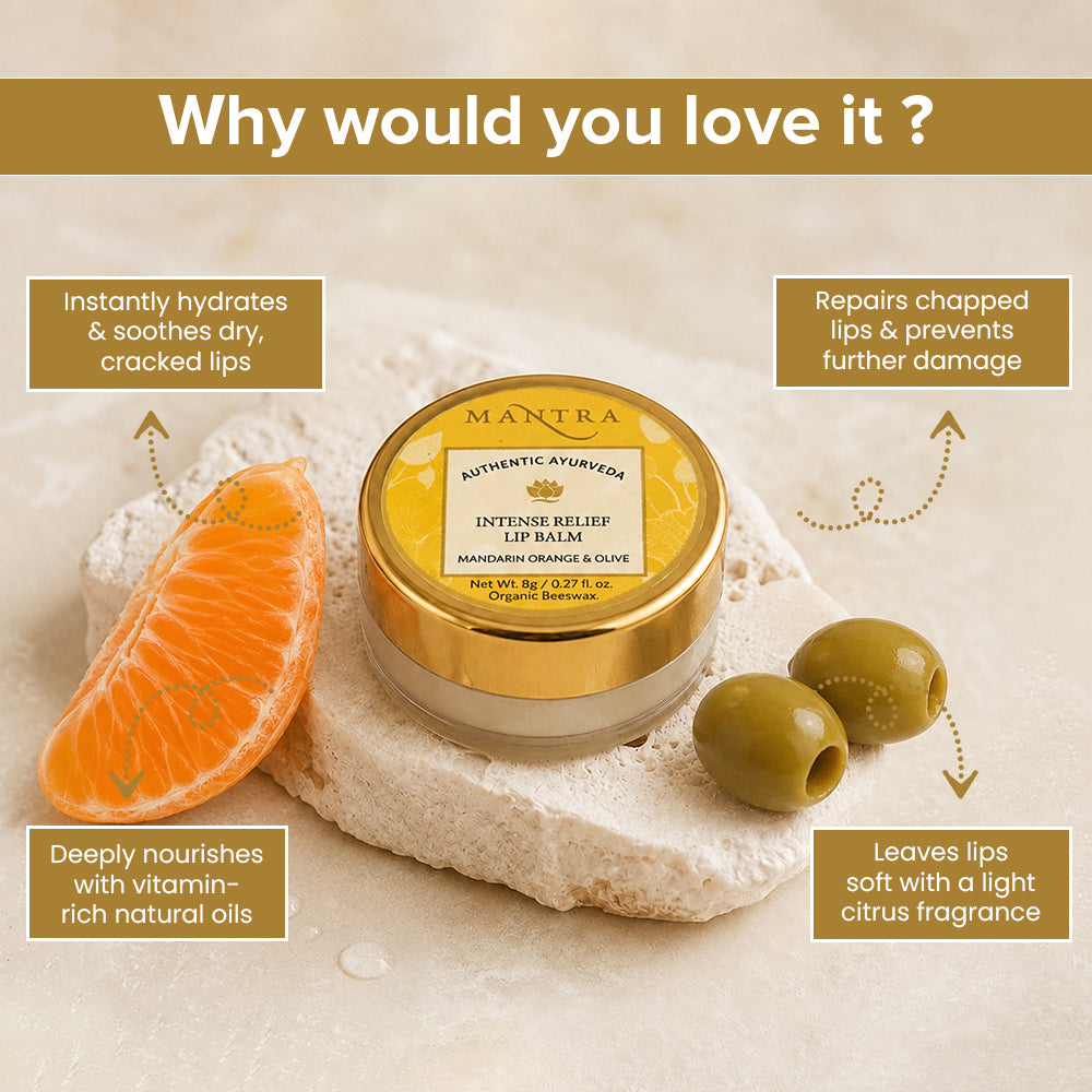 Intense Relief Lip Balm Mandarin Orange & Olive