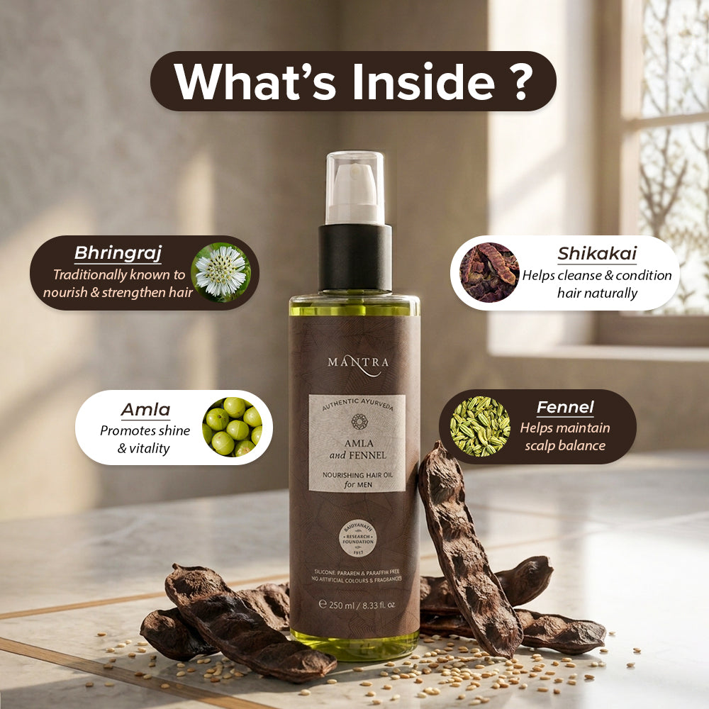 Amla And Fennel Nourishing Hair Oil