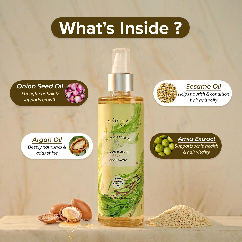 Onion Hair Oil Argan & Amla