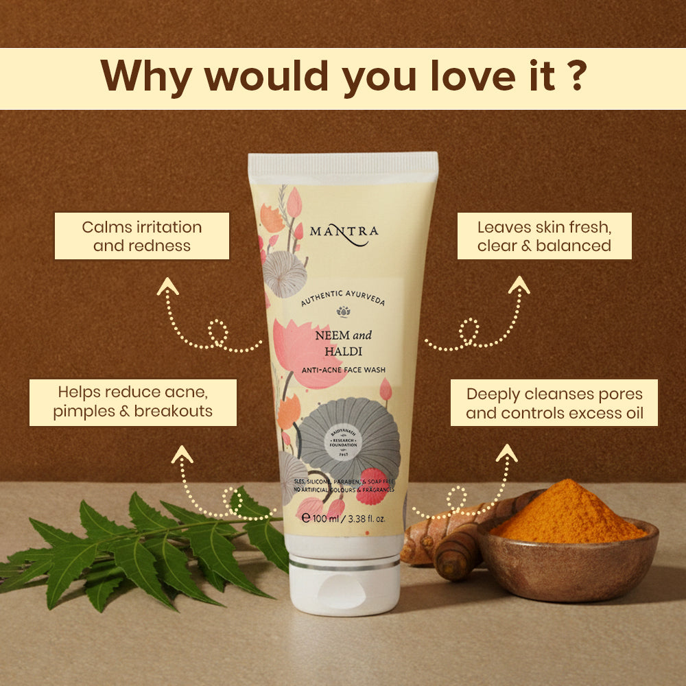 Neem and Haldi Anti-Acne Face Wash
