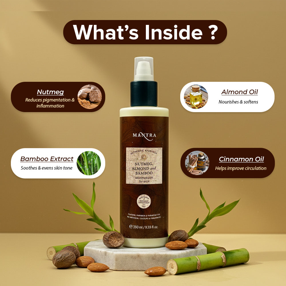 Nutmeg, Almond & Bamboo Moisturizer For Men