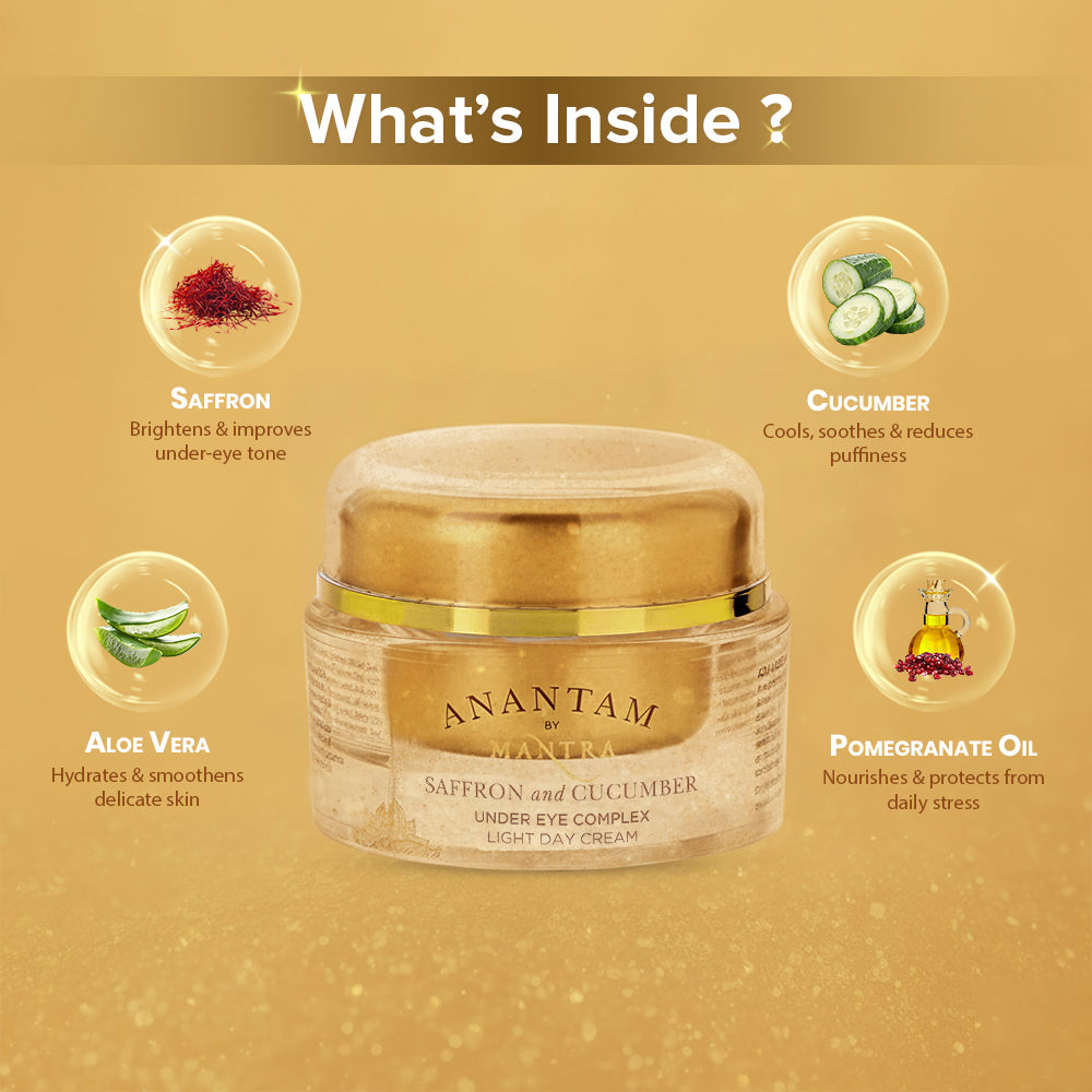 Saffron and Cucumber Under Eye Complex Light Day Cream