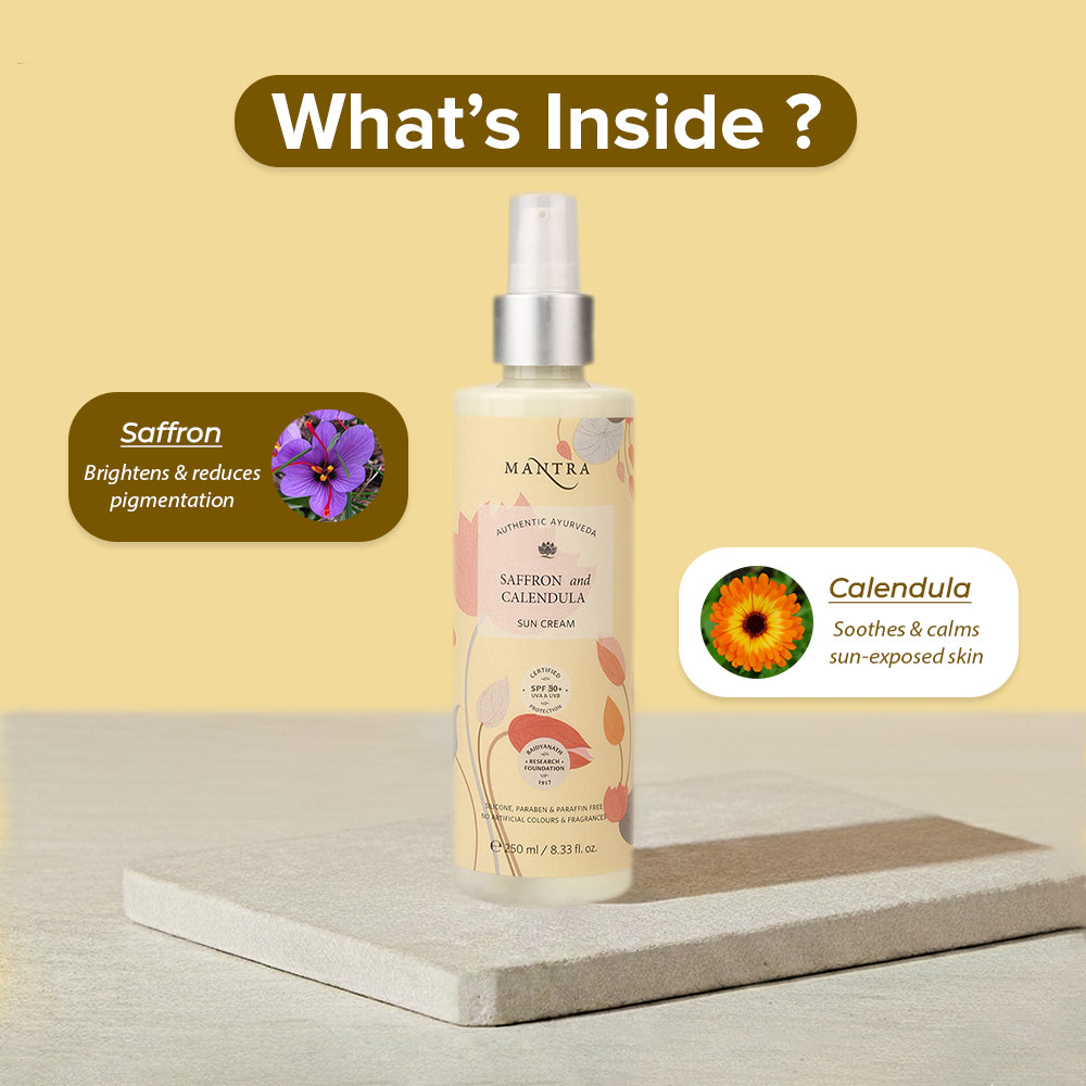 Saffron And Calendula Sun Cream SPF50