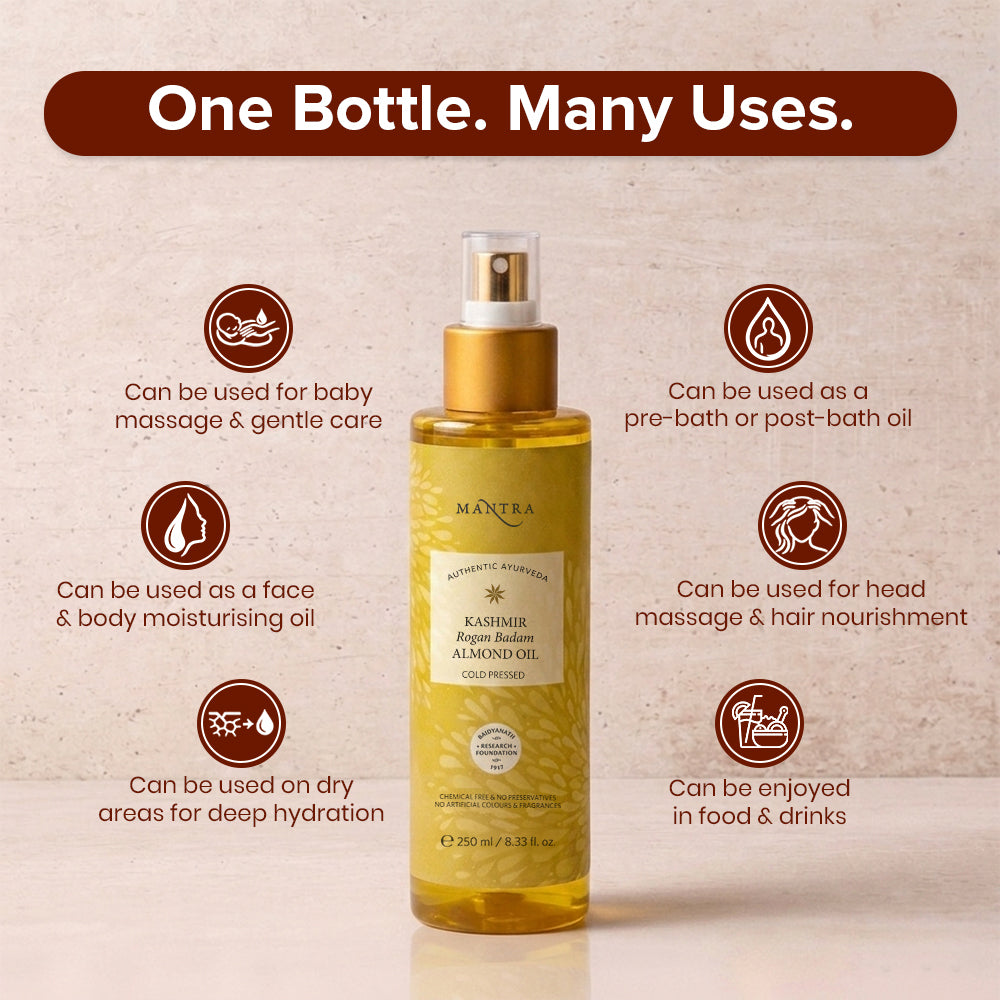 Kashmir Rogan Badam Almond Oil Cold Pressed