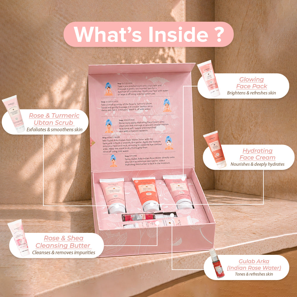 Rose Glow Facial Kit