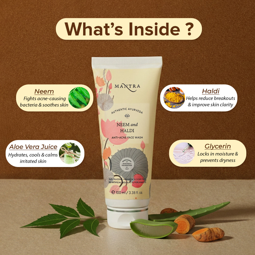 Neem and Haldi Anti-Acne Face Wash
