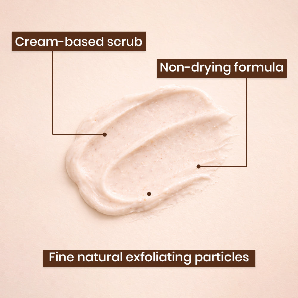 Peach, Saffron and Himalayan Rock Salt Micro Exfoliating Face Scrub