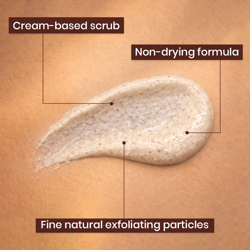 Walnut & Wheat Germ Face Scrub For Men