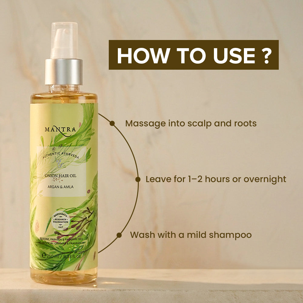 Onion Hair Oil Argan & Amla