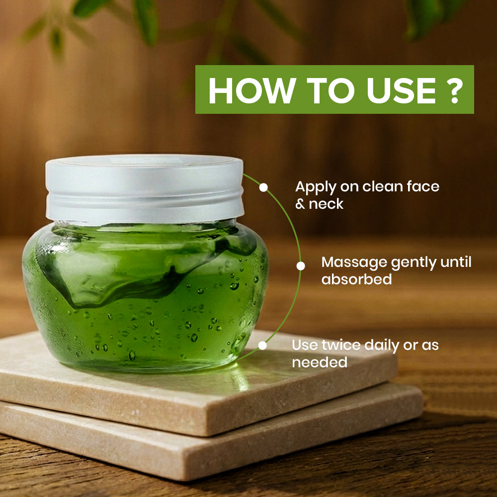 Face Gel Revive & Restore Pure Aloe, Neem & Cucumber