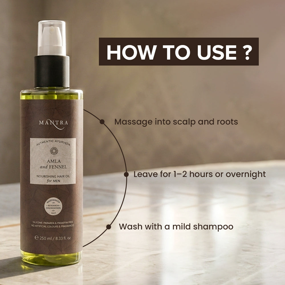 Amla And Fennel Nourishing Hair Oil