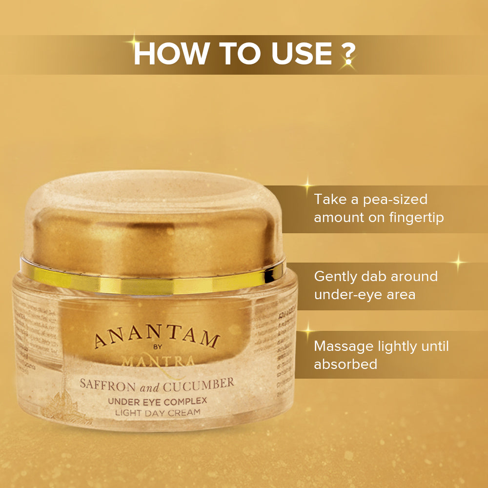 Saffron and Cucumber Under Eye Complex Light Day Cream