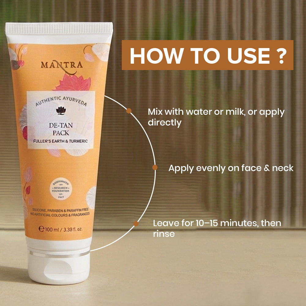 De-Tan Pack Fuller’s Earth & Turmeric