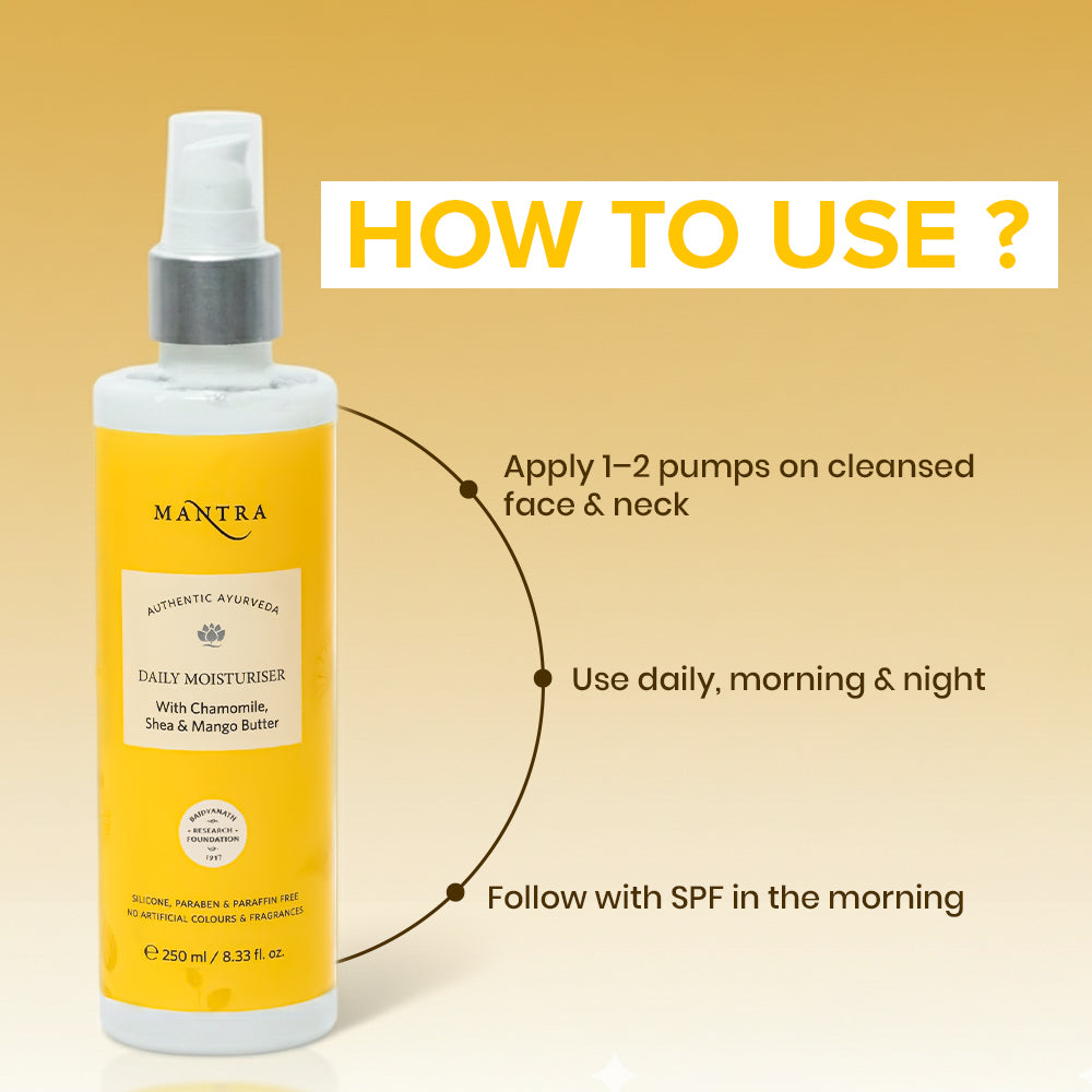 Daily Moisturizer with Chamomile, Shea & Mango Butter