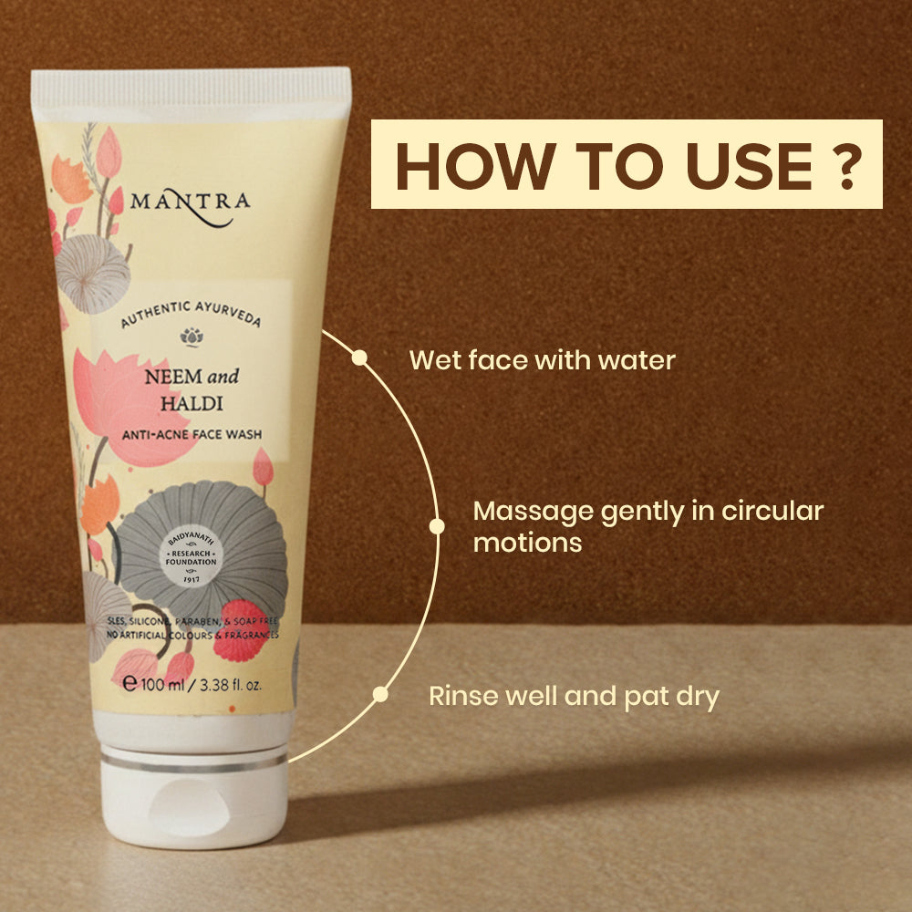 Neem and Haldi Anti-Acne Face Wash