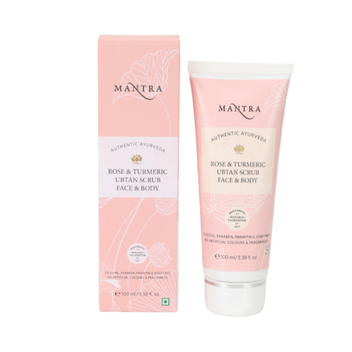 Rose & Turmeric Ubtan Scrub Face & Body