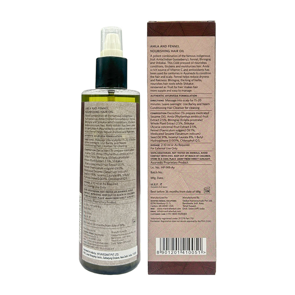 Amla And Fennel Nourishing Hair Oil
