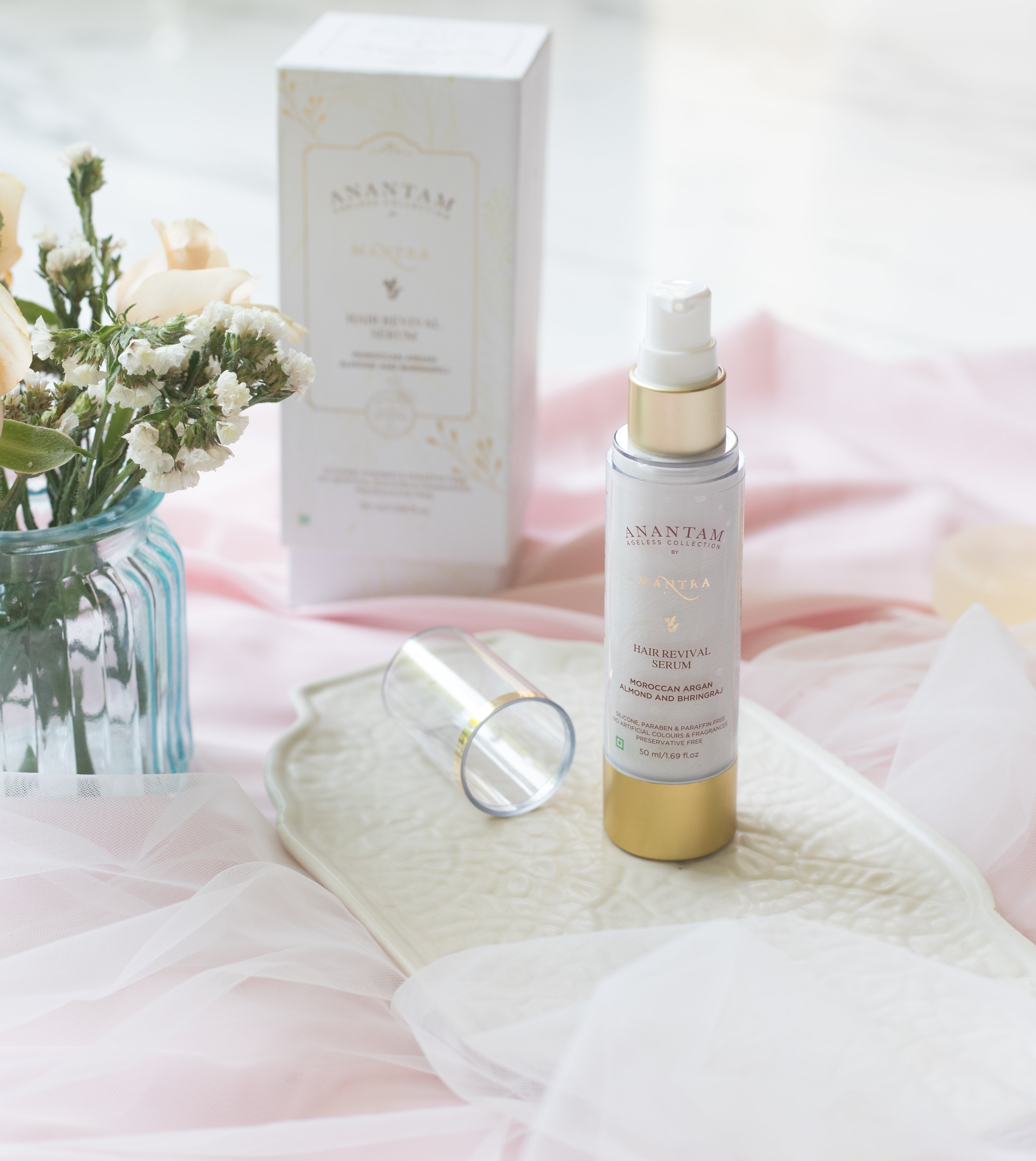 Hair Revival Serum Moroccan Argan Almond and Bhringraj