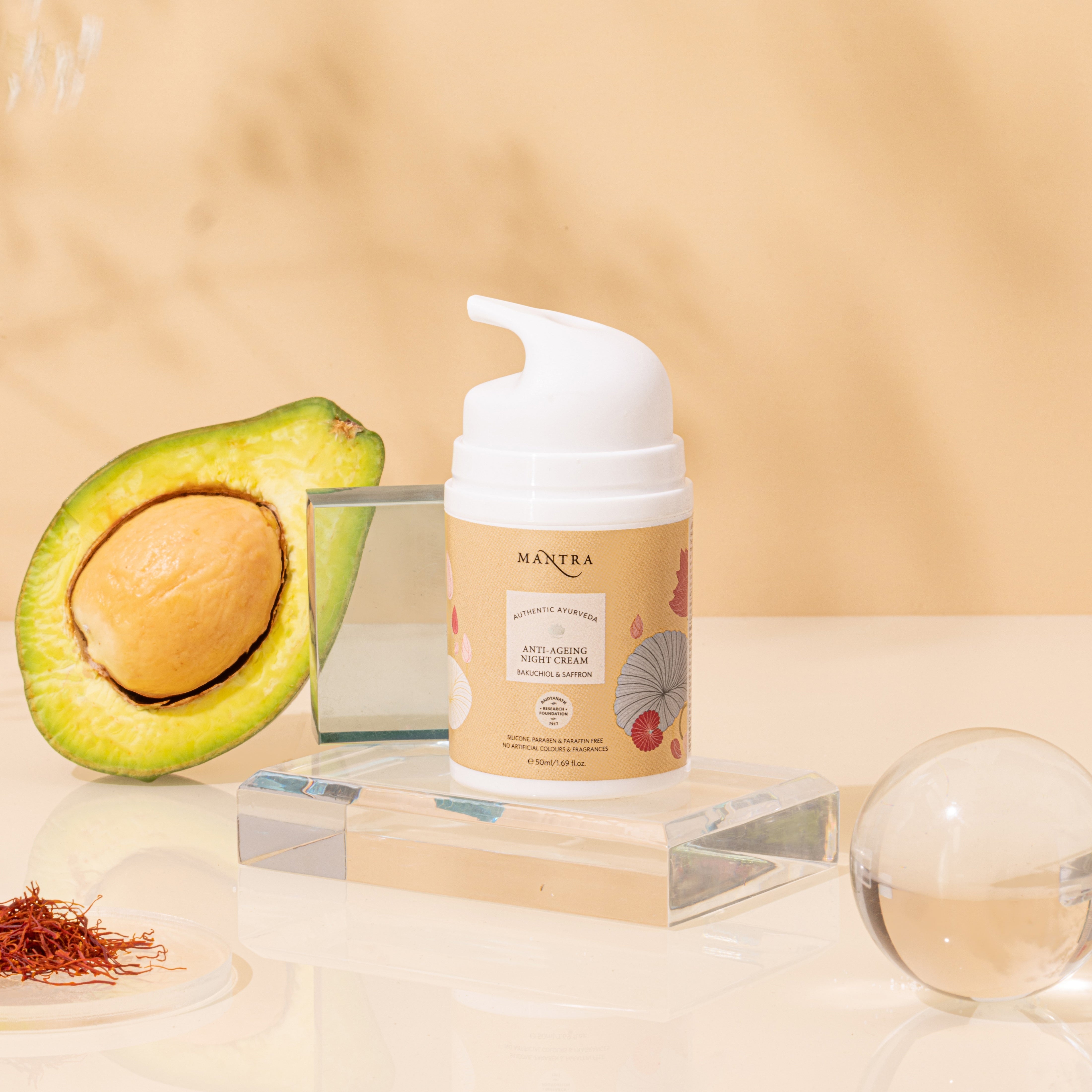 Anti-Ageing Night Cream Bakuchiol & Saffron
