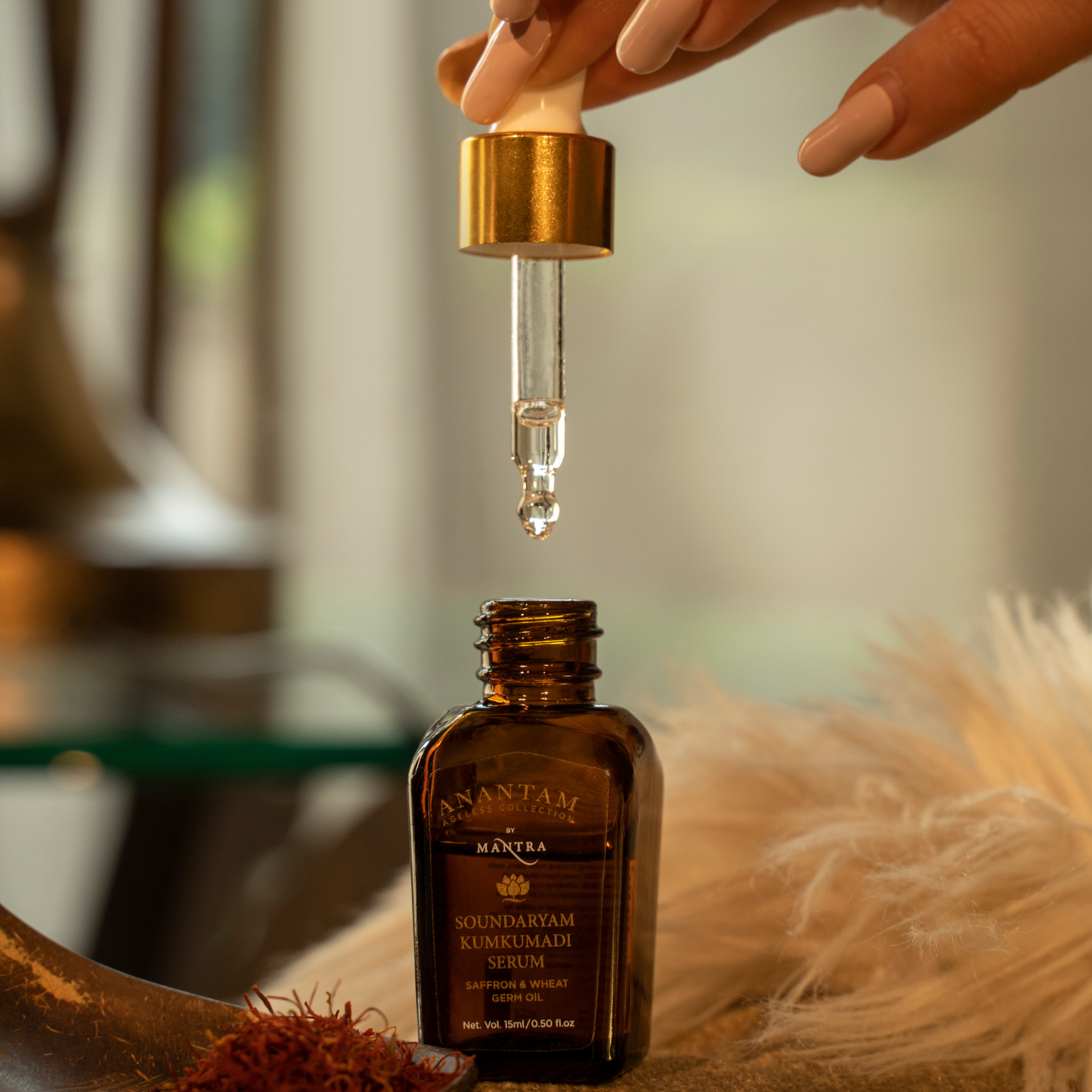 Soundaryam Kumkumadi Serum Saffron & Wheat Germ Oil