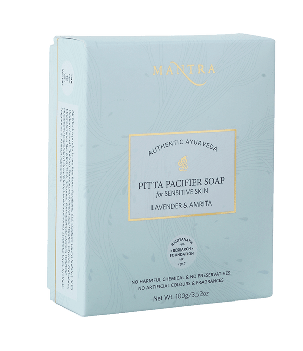Pitta Pacifier Soap for Sensitive Skin Lavender & Amrita