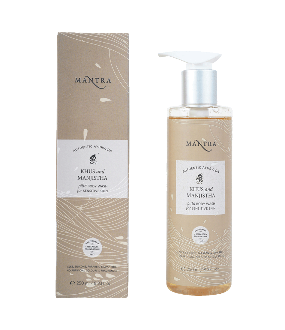 Khus and Manjistha Pitta Body Wash for Sensitive Skin