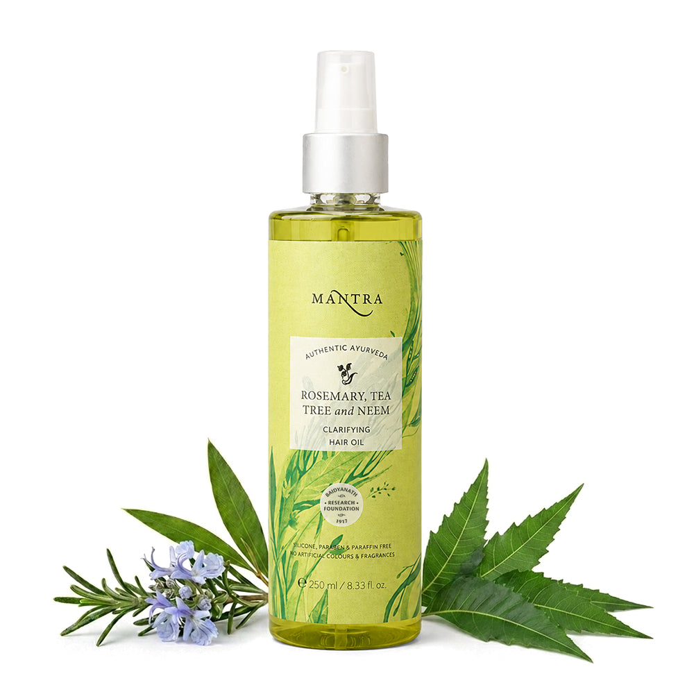 Rosemary, Tea Tree And Neem Clarifying Hair Oil