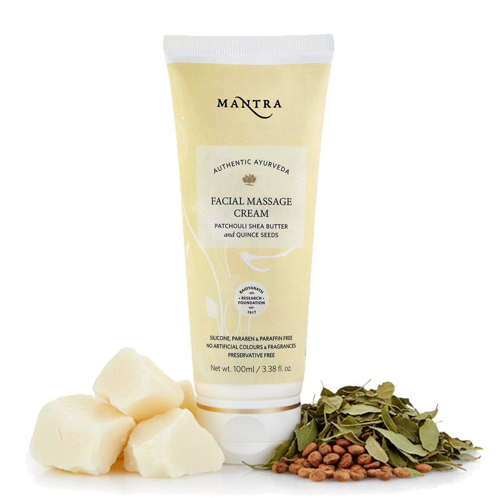 Facial Massage Cream Patchouli Shea Butter and Quince Seeds