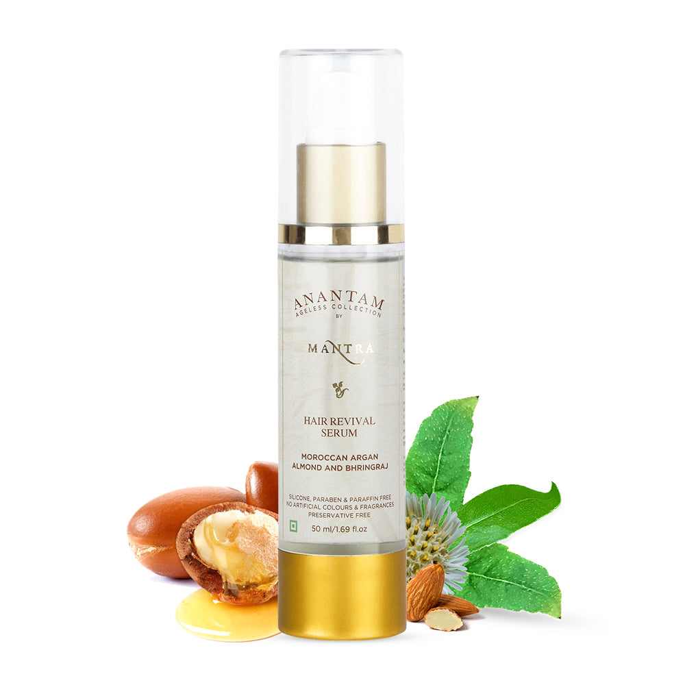 Hair Revival Serum Moroccan Argan Almond and Bhringraj