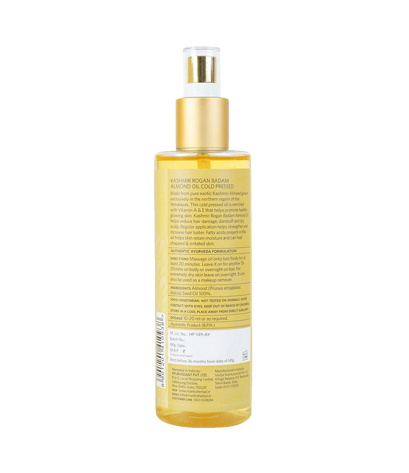 Kashmir Rogan Badam Almond Oil Cold Pressed