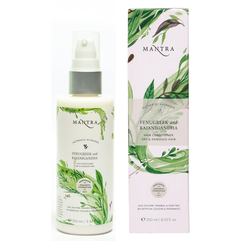 Henna & Citrus Lemon Conditioning Hair Cleanser 250ml  + Fenugreek & Rajnigandha Hair Conditioner 100ml