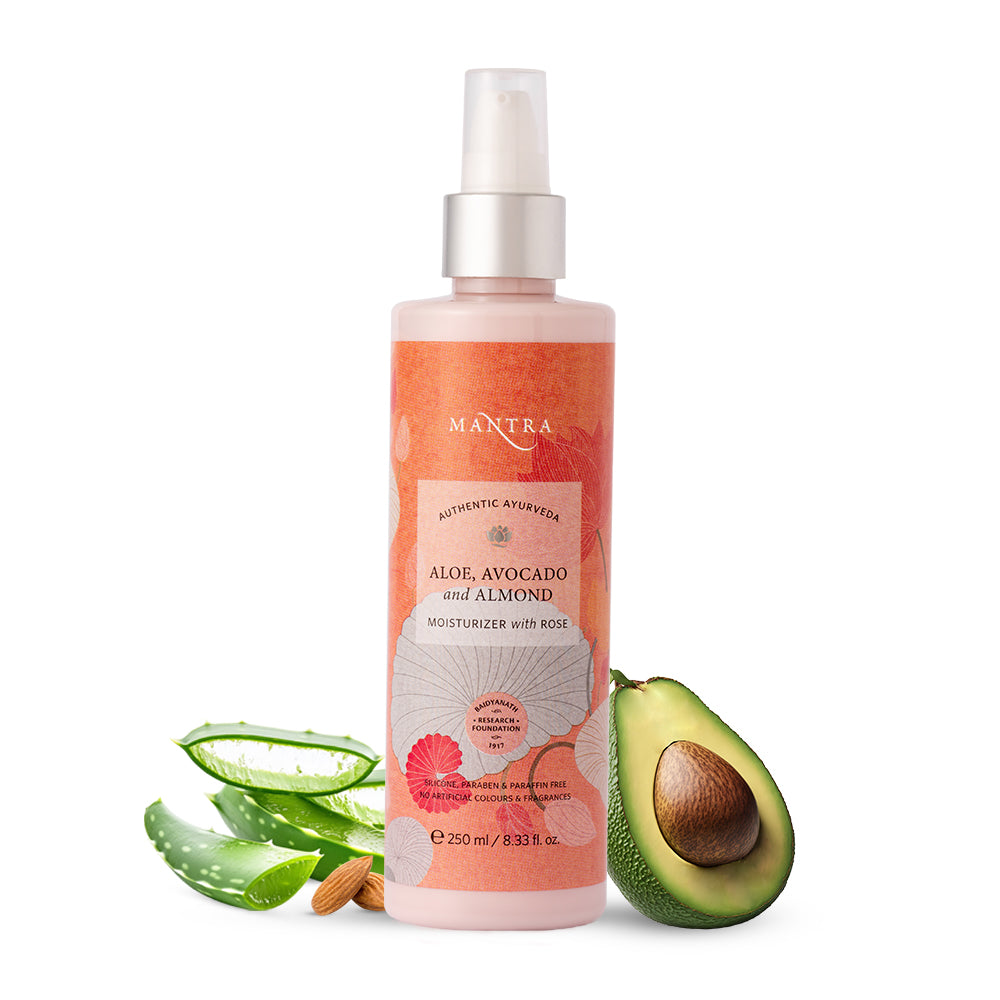 Aloe, Avocado And Almond Moisturiser With Rose