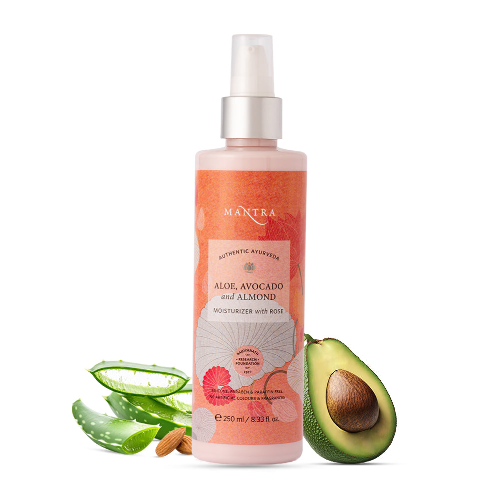 Aloe, Avocado And Almond Moisturiser With Rose