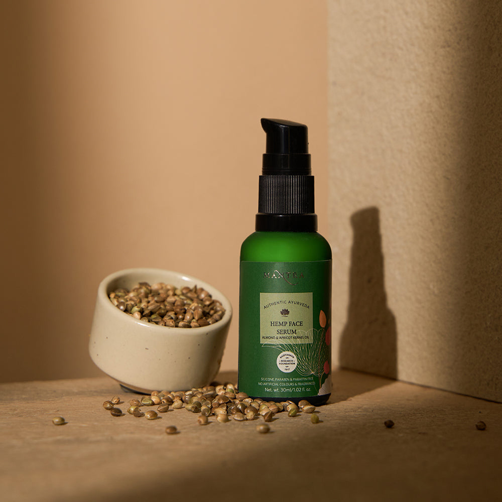 Hemp Face Serum Almond & Apricot Kernel Oil