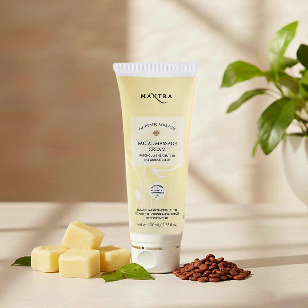 Facial Massage Cream Patchouli Shea Butter and Quince Seeds