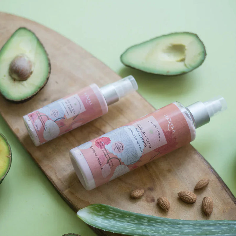 Aloe, Avocado And Almond Moisturiser With Rose